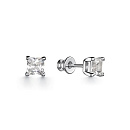 Серьги серебряные 02-2958/00КЦ-00
