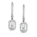 Серьги золотые 25934-200 | Серьги золотые 25934-200 купить по цене 183344 руб. в ювелирном магазине ⭐️ «Золотая Подкова»