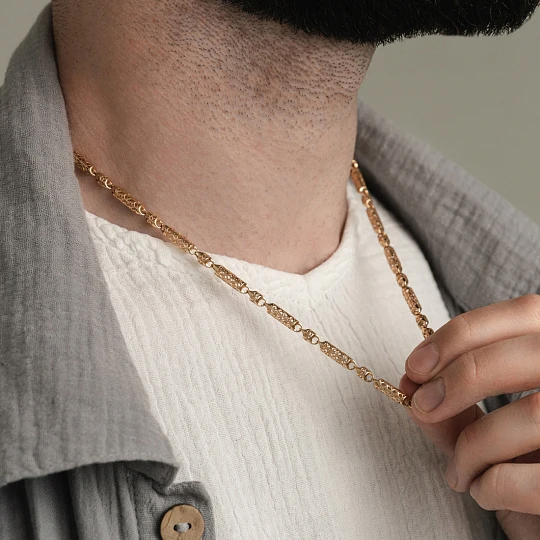 Цепь золотая 0577592 | Цепи с бриллиантами купить по выгодной цене в ювелирном магазине ⭐️ «Золотая Подкова»