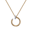 Колье золотое Кл132-3728-45,0 | Колье золотое Кл132-3728-45,0 купить по цене 76761 руб. в ювелирном магазине ⭐️ «Золотая Подкова»