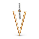 Подвеска золотая 012593-1102 | Подвеска золотая 012593-1102 купить по цене 19796 руб. в ювелирном магазине ⭐️ «Золотая Подкова»