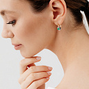 Серьги золотые 21050-101 | Серьги золотые 21050-101 купить по цене 197779 руб. в ювелирном магазине ⭐️ «Золотая Подкова»