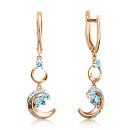 Серьги золотые 02-4889-00-201-1111 | Серьги золотые 02-4889-00-201-1111 купить по цене 76032 руб. в ювелирном магазине ⭐️ «Золотая Подкова»