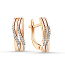 Серьги золотые 803-02486-10-00-20-00 | Серьги золотые 803-02486-10-00-20-00 купить по цене 30817 руб. в ювелирном магазине ⭐️ «Золотая Подкова»