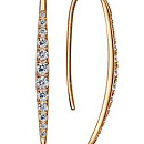 Серьги золотые С130-3058 | Серьги золотые С130-3058 купить по цене 36300 руб. в ювелирном магазине ⭐️ «Золотая Подкова»