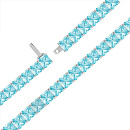 Браслет серебряный SB-B1488C5 | Браслет серебряный SB-B1488C5 купить по цене 10750 руб. в ювелирном магазине ⭐️ «Золотая Подкова»