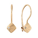 Серьги золотые 013652-1110 | Серьги золотые 013652-1110 купить по цене 15750 руб. в ювелирном магазине ⭐️ «Золотая Подкова»