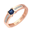 Кольцо золотое 11-01083-1100 | Кольцо золотое 11-01083-1100 купить по цене 68685 руб. в ювелирном магазине ⭐️ «Золотая Подкова»