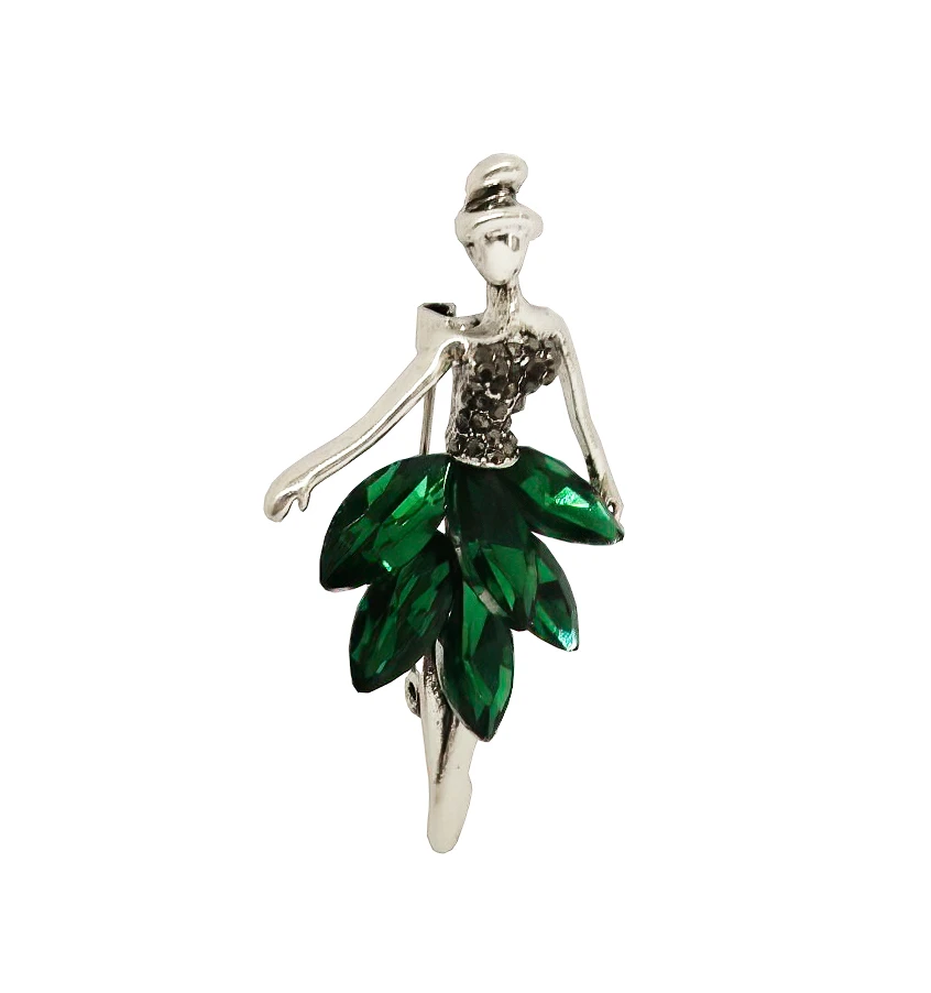 Брошь стальная Б7,3-380бл | Броши купить по доступной цене в ювелирном магазине «Золотая Подкова»