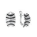 Серьги золотые 25596-213 | Серьги золотые 25596-213 купить по цене 318495 руб. в ювелирном магазине ⭐️ «Золотая Подкова»