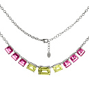 Колье серебряное NE008706 | Колье серебряное NE008706 купить по цене 9330 руб. в ювелирном магазине ⭐️ «Золотая Подкова»