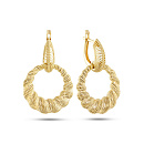 Серьги золотые 00083-20-030001-00 | Серьги золотые 00083-20-030001-00 купить по цене 116844 руб. в ювелирном магазине ⭐️ «Золотая Подкова»