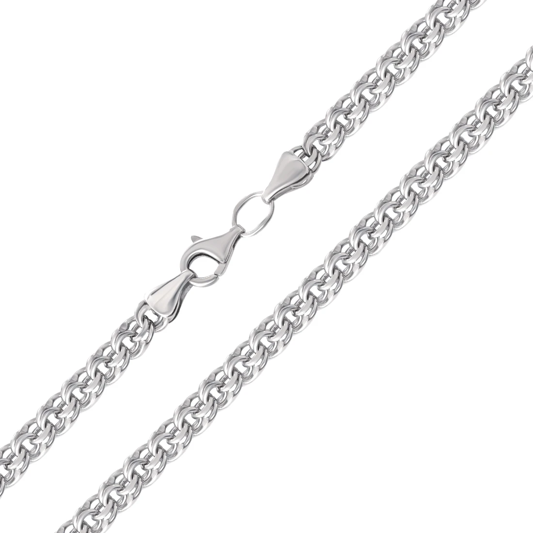 Цепь серебряная 3001R080P55 | Серебряные цепи купить по выгодной цене в ювелирном магазине ⭐️ «Золотая Подкова»