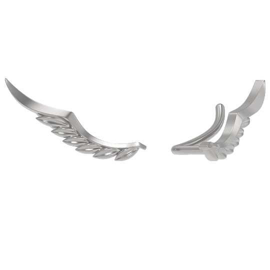 Серьги серебряные 1038212-00000 | Серьги без вставок купить по выгодной цене в ювелирном магазине ⭐️ «Золотая Подкова»