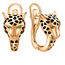 Серьги золотые Т15102В237 | Серьги золотые Т15102В237 купить по цене 160208 руб. в ювелирном магазине ⭐️ «Золотая Подкова»