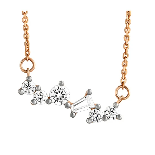 Колье золотое 806-02475-10-00-20-00 | Золотые колье купить по выгодной цене в ювелирном магазине ⭐️ «Золотая Подкова»