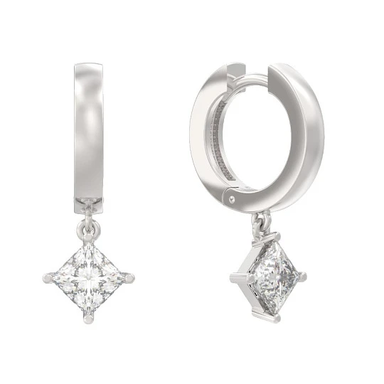 Серьги серебряные 1051442-01210 | Английский замок серьги купить по выгодной цене в ювелирном магазине ⭐️ «Золотая Подкова»