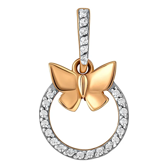 Подвеска золотая 852099 | Ювелирные изделия в сети Золотая Подкова