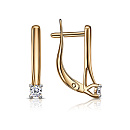 Серьги золотые С132-3084 | Серьги золотые С132-3084 купить по цене 48720 руб. в ювелирном магазине ⭐️ «Золотая Подкова»