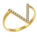 Кольцо золотое 821089 | Кольцо золотое 821089 купить по цене 20700 руб. в ювелирном магазине ⭐️ «Золотая Подкова»