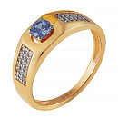 Кольцо золотое 822313Бр.Сапфир | Кольцо золотое 822313Бр.Сапфир купить по цене 168934 руб. в ювелирном магазине ⭐️ «Золотая Подкова»