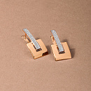 Серьги золотые 016982-1102 | Серьги золотые 016982-1102 купить по цене 61950 руб. в ювелирном магазине ⭐️ «Золотая Подкова»