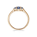 Кольцо золотое 11434-151-13-00 | Кольцо золотое 11434-151-13-00 купить по цене 67877 руб. в ювелирном магазине ⭐️ «Золотая Подкова»