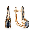 Серьги золотые 24767-102 | Серьги золотые 24767-102 купить по цене 155362 руб. в ювелирном магазине ⭐️ «Золотая Подкова»