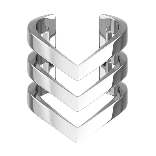 Серьги серебряные 0201577-00245 | Каффы серьги купить по выгодной цене в ювелирном магазине ⭐️ «Золотая Подкова»