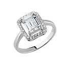 Кольцо серебряное B21270-R | Кольцо серебряное B21270-R купить по цене 3126 руб. в ювелирном магазине ⭐️ «Золотая Подкова»