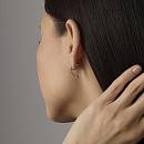 Серьги золотые 26150-100 | Серьги золотые 26150-100 купить по цене 141990 руб. в ювелирном магазине ⭐️ «Золотая Подкова»