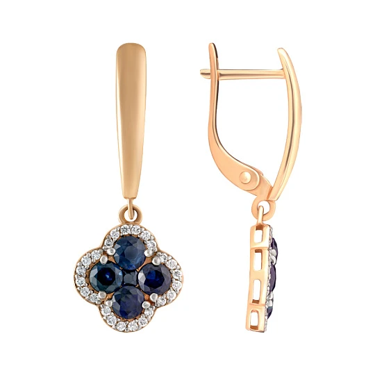 Серьги золотые 803-02461-10-11-02-11 | Серьги с бриллиантами купить по выгодной цене в ювелирном магазине ⭐️ «Золотая Подкова» Серьги золотые 803-02461-10-11-02-11 | Серьги с бриллиантами купить по выгодной цене в ювелирном магазине ⭐️ «Золотая Подкова»