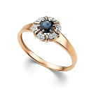 Кольцо золотое 15939-102 | Кольцо золотое 15939-102 купить по цене 59280 руб. в ювелирном магазине ⭐️ «Золотая Подкова»