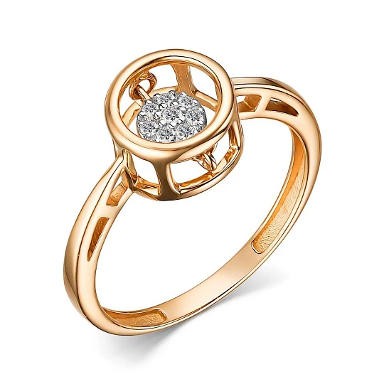 Кольцо золотое 15449-100 | Золотые кольца купить по выгодной цене в ювелирном магазине ⭐️ «Золотая Подкова»