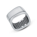 Кольцо серебряное 01080-10-090101-00 | Кольцо серебряное 01080-10-090101-00 купить по цене 12906 руб. в ювелирном магазине ⭐️ «Золотая Подкова»