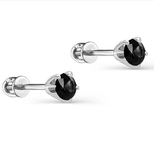 Серьги золотые 2-1120-1100 | Пусеты винтовые серьги купить по выгодной цене в ювелирном магазине ⭐️ «Золотая Подкова»