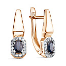 Серьги золотые С2946-122 | Серьги золотые С2946-122 купить по цене 101380 руб. в ювелирном магазине ⭐️ «Золотая Подкова»