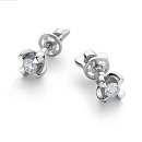 Серьги золотые 26047-200 | Серьги золотые 26047-200 купить по цене 54604 руб. в ювелирном магазине ⭐️ «Золотая Подкова»