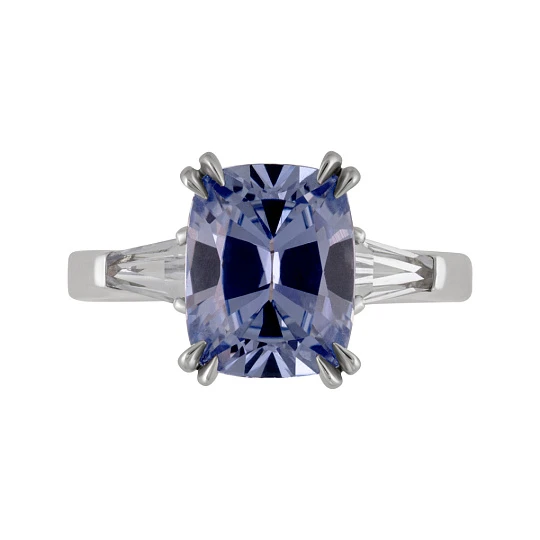 Кольцо золотое 920502Б.Сапфир гт.Лс. | Кольца с сапфиром купить по выгодной цене в ювелирном магазине ⭐️ «Золотая Подкова»