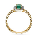 Кольцо золотое 15633-301 | Кольцо золотое 15633-301 купить по цене 85436 руб. в ювелирном магазине ⭐️ «Золотая Подкова»