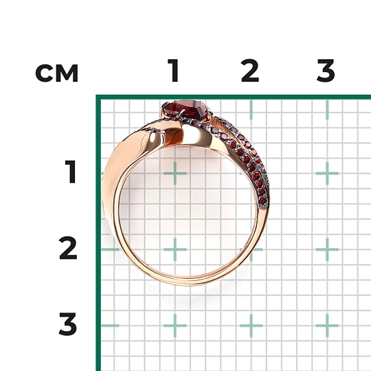 Кольцо золотое 01-5710-00-204-1110 | Ювелирные изделия от бренда Платина 💍 купить по доступной цене в ювелирной сети «Золотая Подкова»