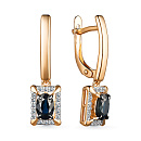 Серьги золотые 25316-102 | Серьги золотые 25316-102 купить по цене 132844 руб. в ювелирном магазине ⭐️ «Золотая Подкова»