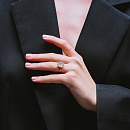 Кольцо золотое 802-02256-10-11-00-50 | Кольцо золотое 802-02256-10-11-00-50 купить по цене 147859 руб. в ювелирном магазине ⭐️ «Золотая Подкова»