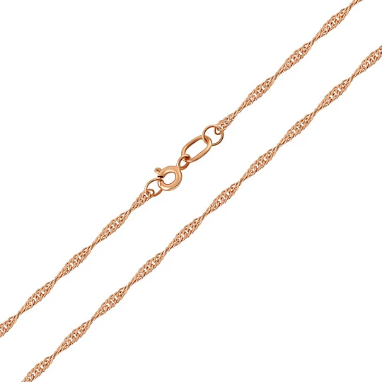 Цепь золотая ЦПН20412035 | Цепи купить по выгодной цене в ювелирном магазине ⭐️ «Золотая Подкова»