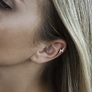 Серьги серебряные 0201628-00775 | Серьги серебряные 0201628-00775 купить по цене 424 руб. в ювелирном магазине ⭐️ «Золотая Подкова»