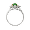 Кольцо золотое 702-00666-91-11-01-10 | Кольцо золотое 702-00666-91-11-01-10 купить по цене 934110 руб. в ювелирном магазине ⭐️ «Золотая Подкова»