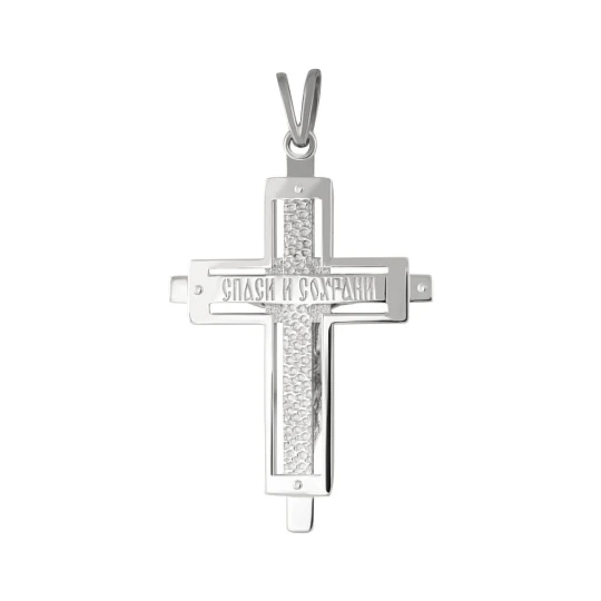 Подвеска золотая 810-00337-21-00-00-00 | Ювелирные изделия Золотые кресты православные и мусульманские подвесы купить по выгодной цене в ювелирном магазине ⭐️ «Золотая Подкова»