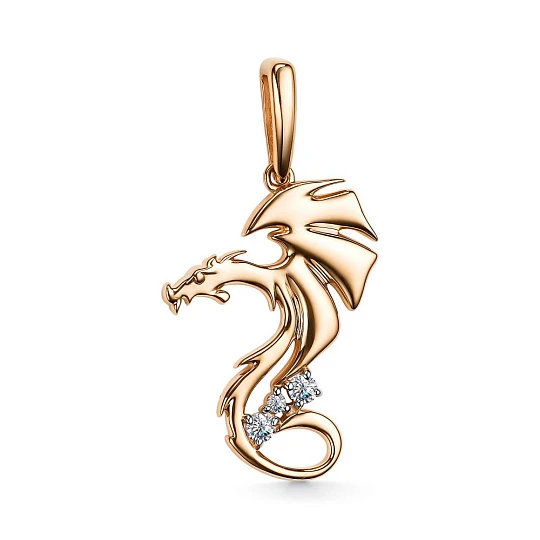 Подвеска золотая 35657-100 | Ювелирные изделия в сети Золотая Подкова