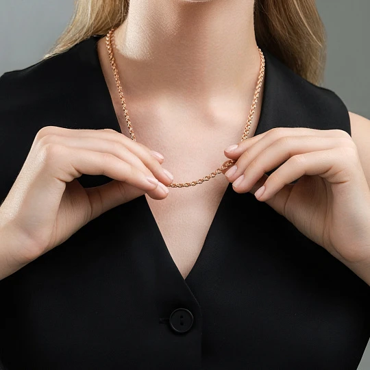 Цепь золотая ЦПГР00512070 | Золотые цепи купить по выгодной цене в ювелирном магазине ⭐️ «Золотая Подкова»