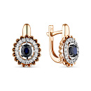 Серьги золотые 23727-102 | Серьги золотые 23727-102 купить по цене 262866 руб. в ювелирном магазине ⭐️ «Золотая Подкова»